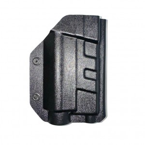 Компактная поясная кобура Glock 17 c Fenix GL22, черная, кайдекс с выбором крепления [STRIKE GEAR]